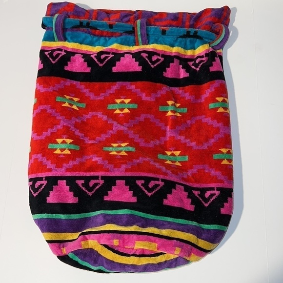 Hammacher Schlemmer Handbags - Hammacher Schlemmer Color X-Large Towel Tote Back Pack Beach Bonfire Vacation